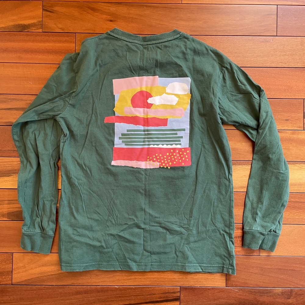 Twik long sleeve sunset shirt XS
